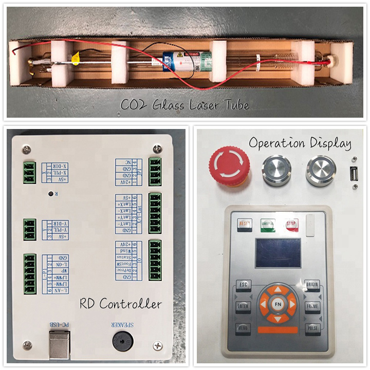 CO2 玻璃激光管、RD控制器及操作顯示器
