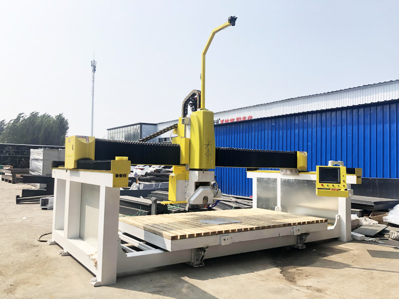 五軸數控花崗巖大理石橋切機