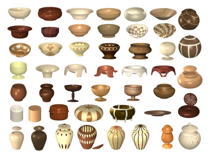 小型數(shù)控木工車床，可加工碗、盤、花瓶、杯子