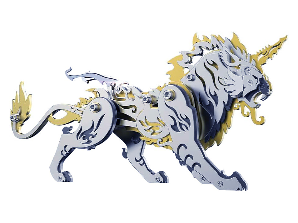 3000W 光纖激光切割3D金屬拼圖