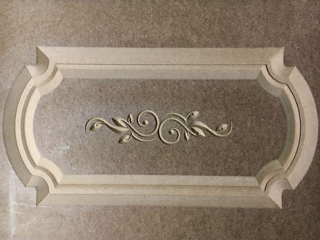 數(shù)控雕刻機(jī)雕刻MDF樣品