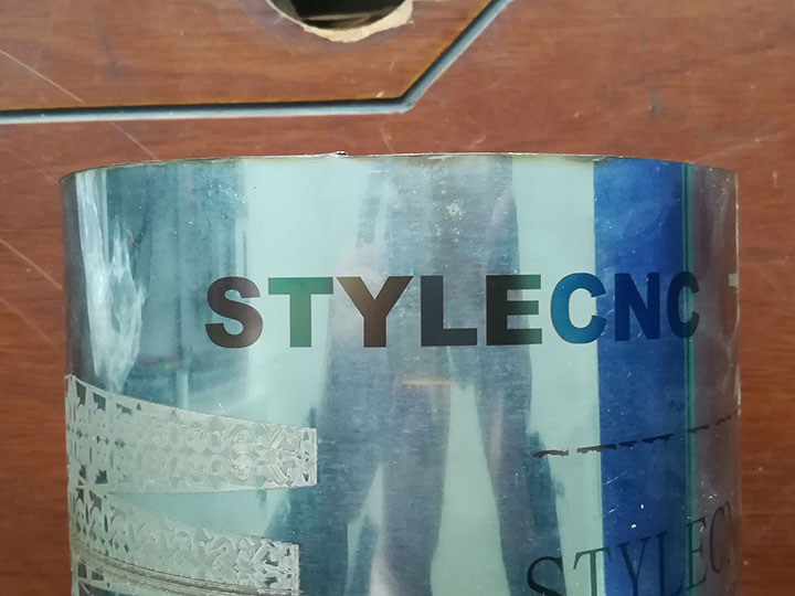 不銹鋼管彩色激光打標