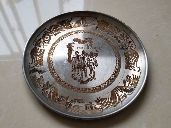 鋼板內(nèi)表面激光圖案打標