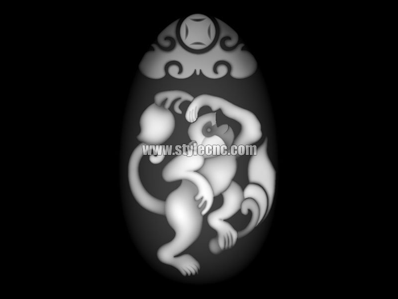 猴子聰明灰度圖像 猴子聰明灰度圖像