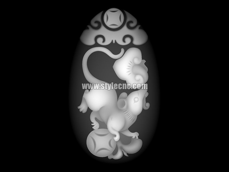 鼠符灰度圖像 鼠符灰度圖像