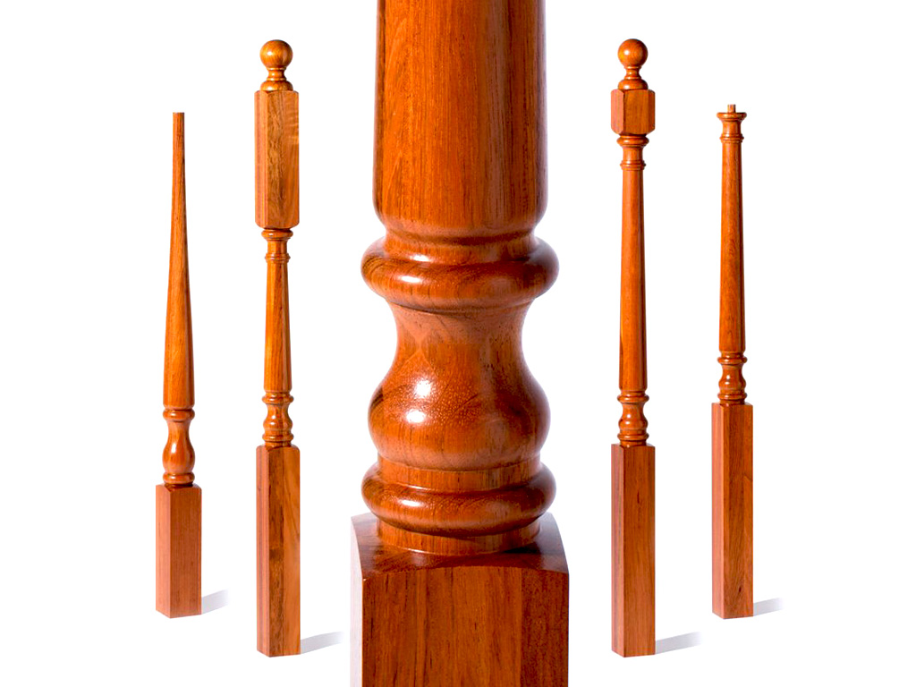 數(shù)控車床加工木制樓梯欄桿