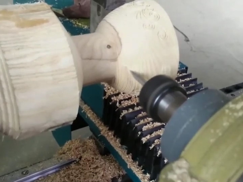 數(shù)控木碗車削雕刻車床