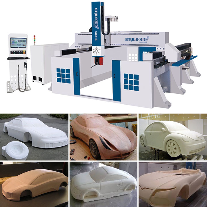 五軸數(shù)控雕刻機車身制造項目