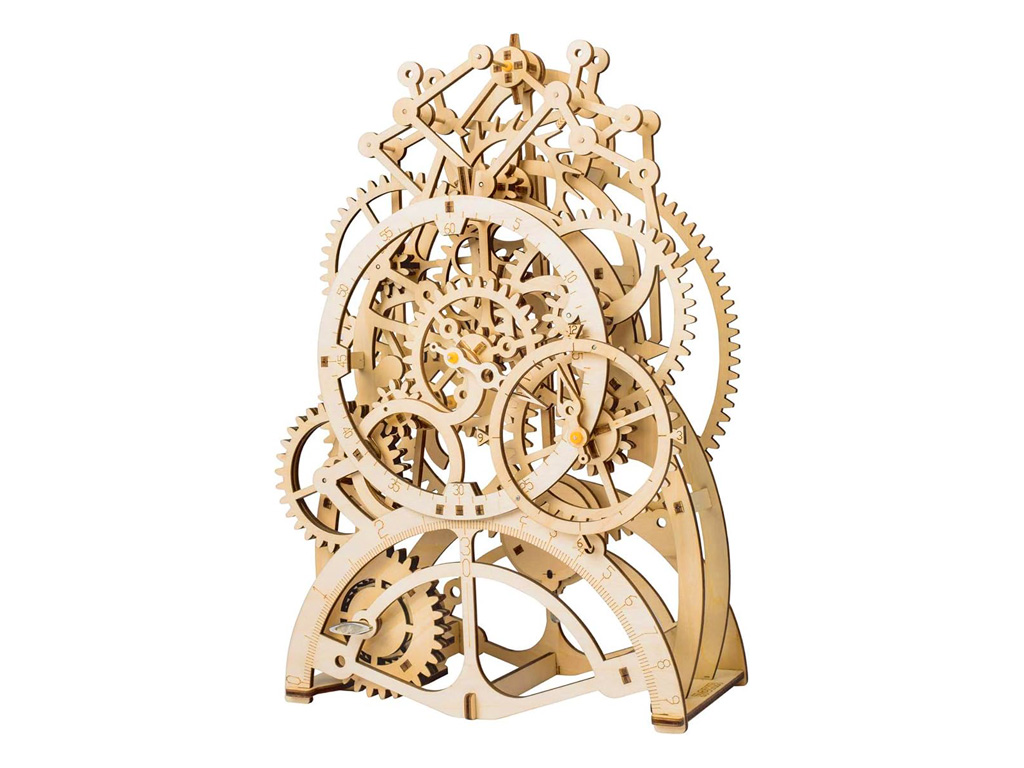 激光切割3D組裝木質(zhì)機械拼圖