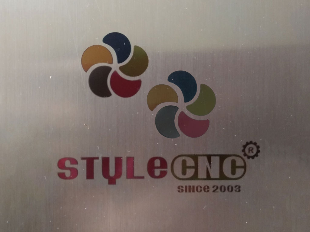 彩色激光打標(biāo)樣品