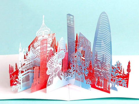 3D動(dòng)態(tài) CO2 賀卡激光打標(biāo)機(jī)