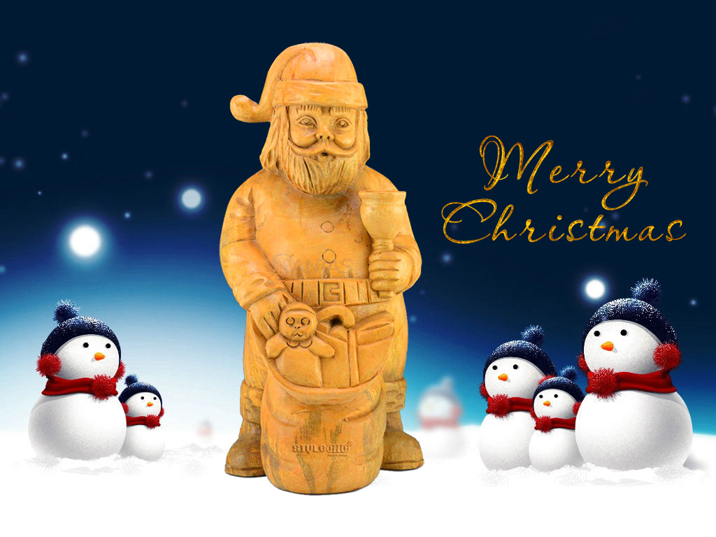 3DWood數(shù)控雕刻機(jī)2018年圣誕節(jié)圣誕老人雕刻項(xiàng)目