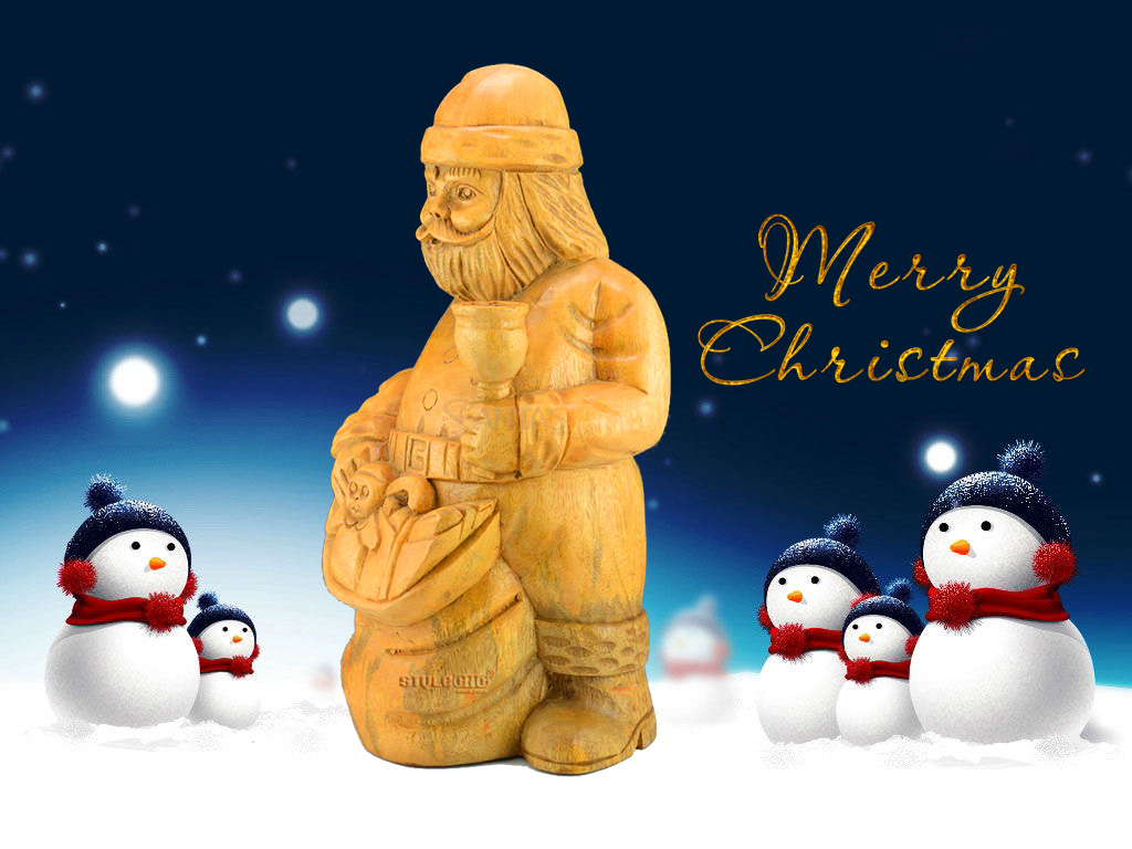 3DWood數(shù)控雕刻機(jī)2018年圣誕節(jié)圣誕老人雕刻項(xiàng)目