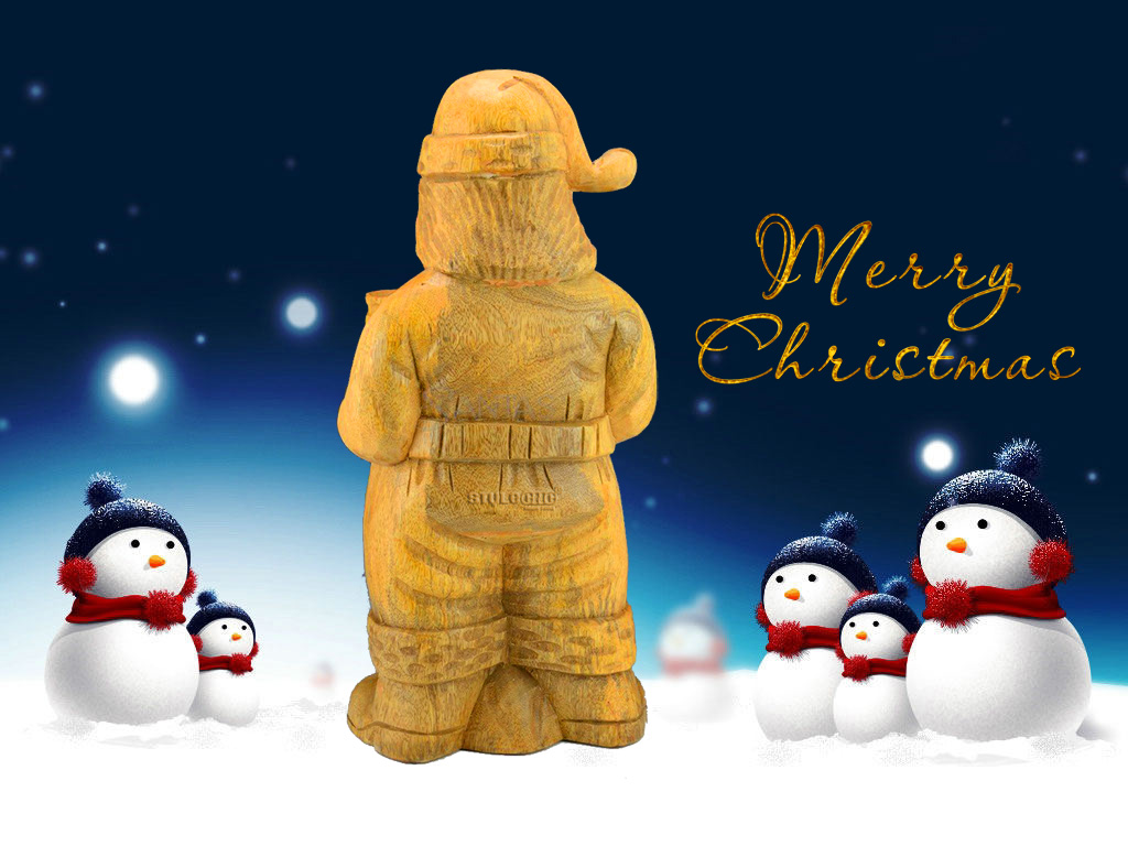 3DWood數(shù)控雕刻機(jī)2018年圣誕節(jié)圣誕老人雕刻項(xiàng)目