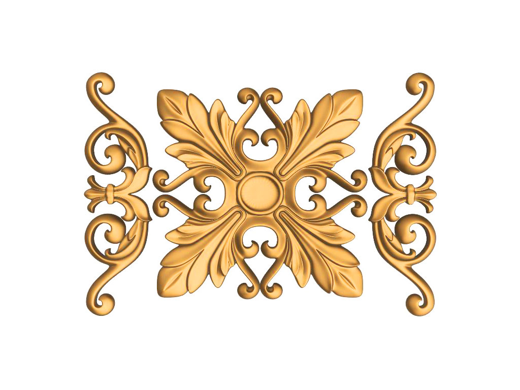 免費3D裝飾花 STL 數(shù)控雕刻機文件