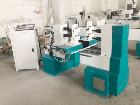 小型數(shù)控木工車床，雙車床