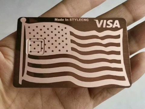 如何使用激光雕刻機(jī) DIY 金屬信用卡？