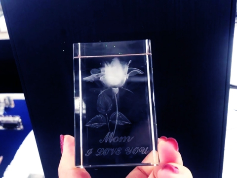 3D用于氣泡圖制作的地下激光水晶雕刻機(jī)