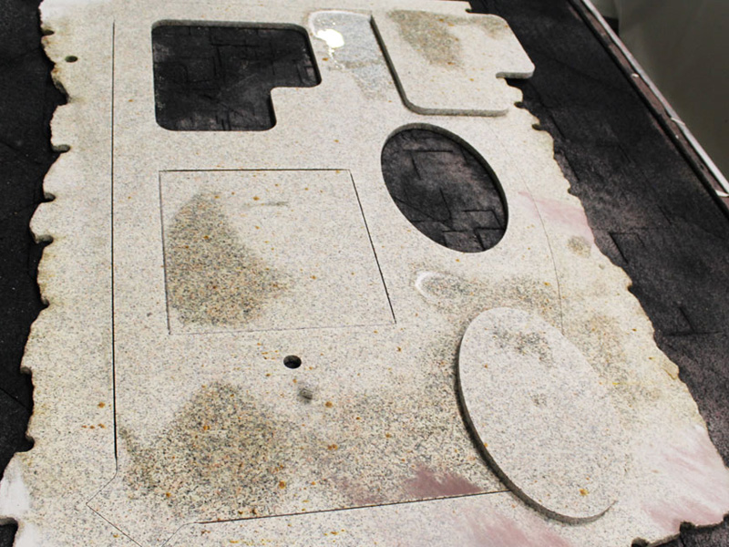 五軸數控花崗巖大理石橋切機