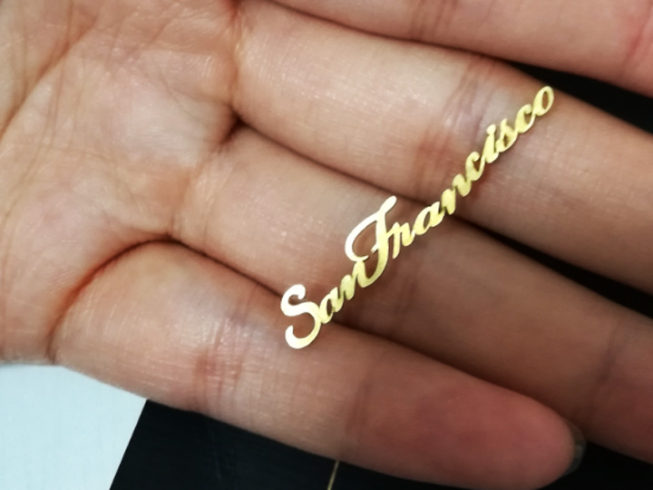 光纖激光切割黃金首飾項(xiàng)目