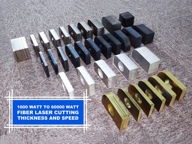 光纖激光器切割金屬的速度和厚度是多少？