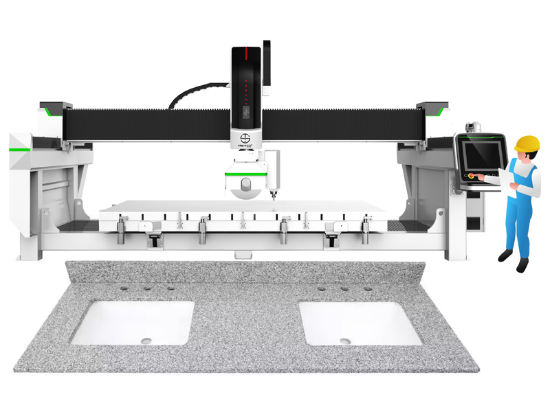 用于石材浴室和廚房水槽切割的自動橋切機(jī)