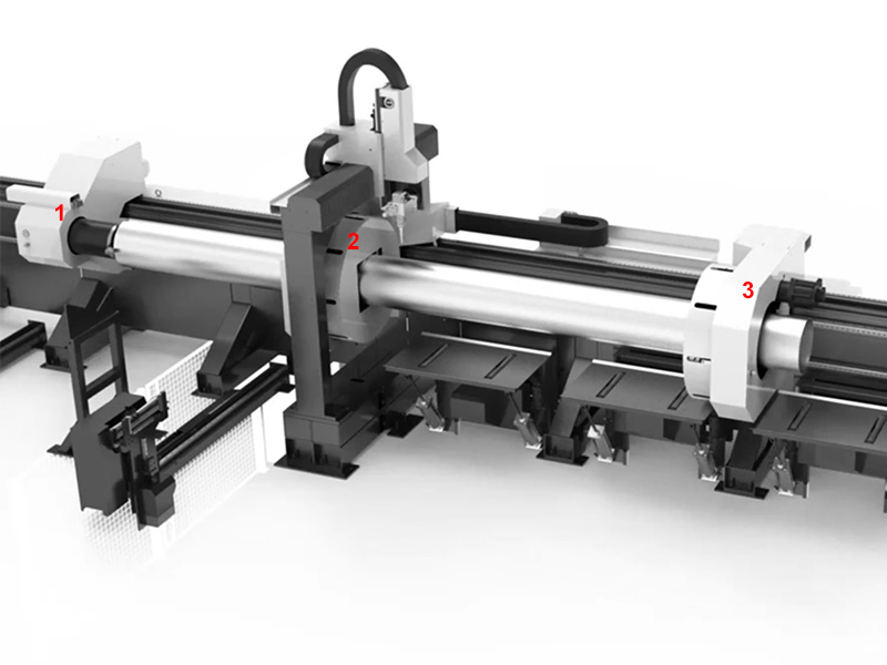 智能三卡盤(pán)零尾料切割