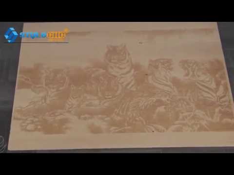 工業(yè)級(jí) CO2 木版印刷激光打標(biāo)機(jī)