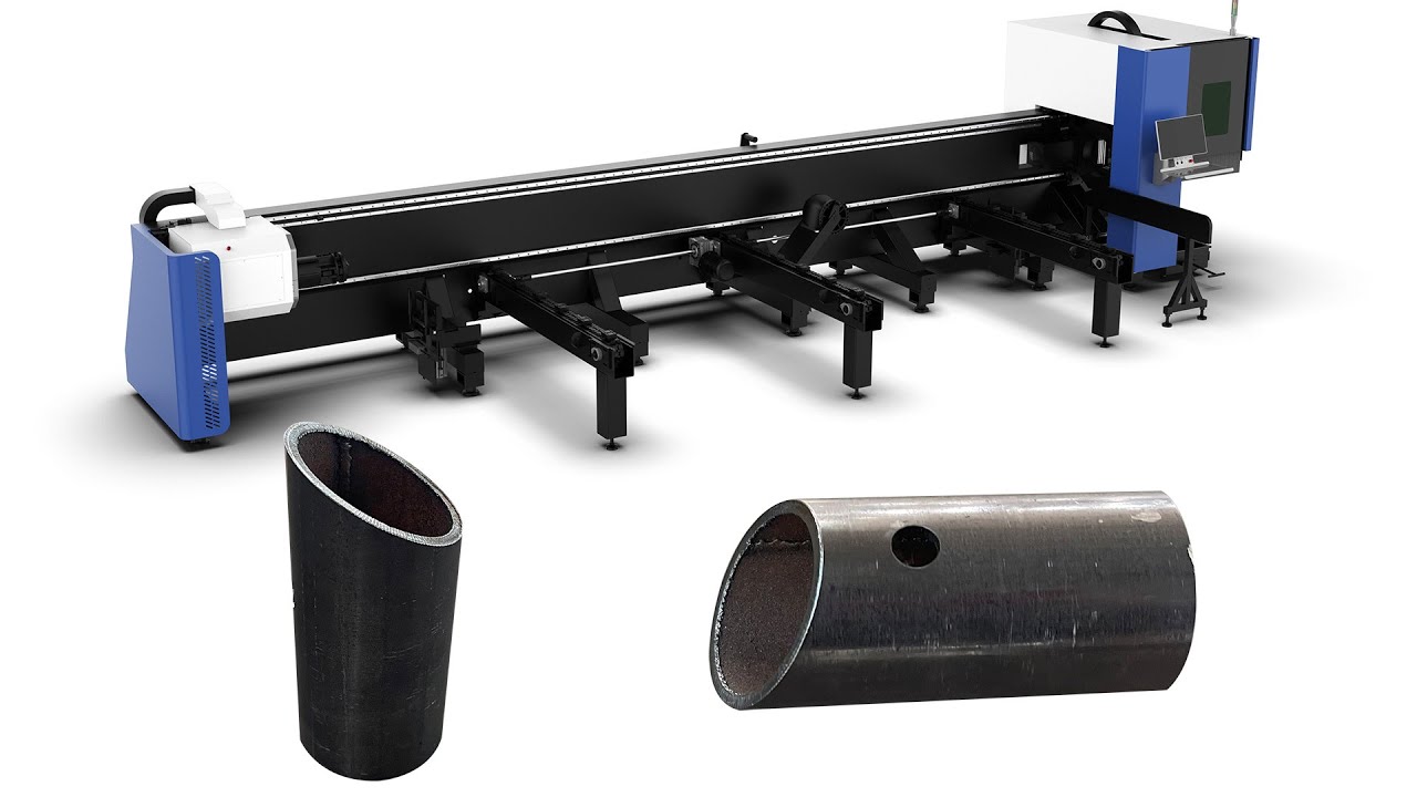 數(shù)控金屬激光切管機(jī)帶自動(dòng)送料系統(tǒng)