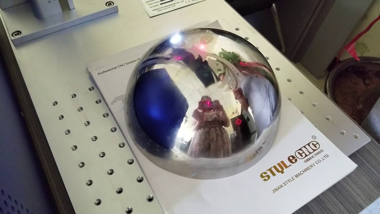 3D用于金屬紋理的光纖激光打標機