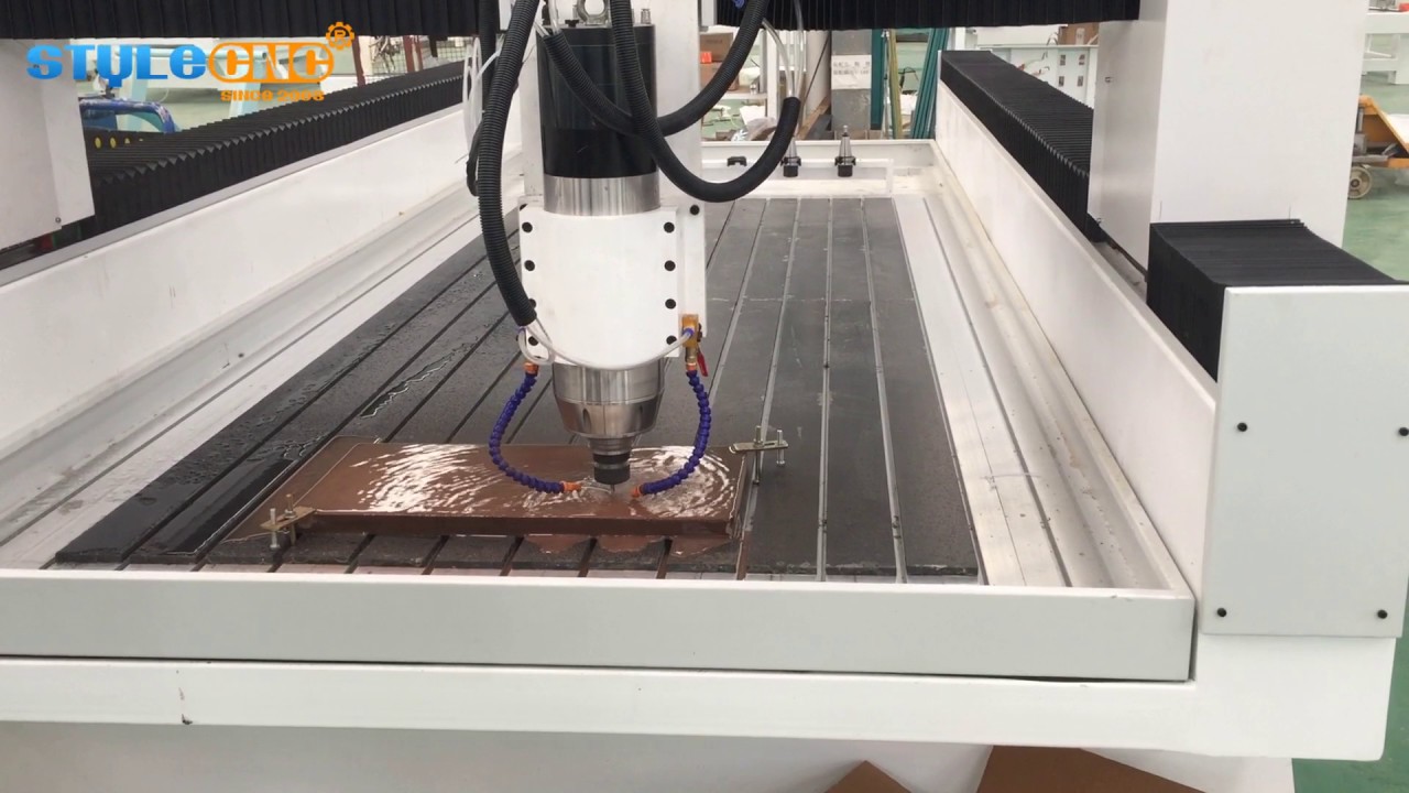 石材雕刻用線性自動(dòng)換刀數(shù)控銑床