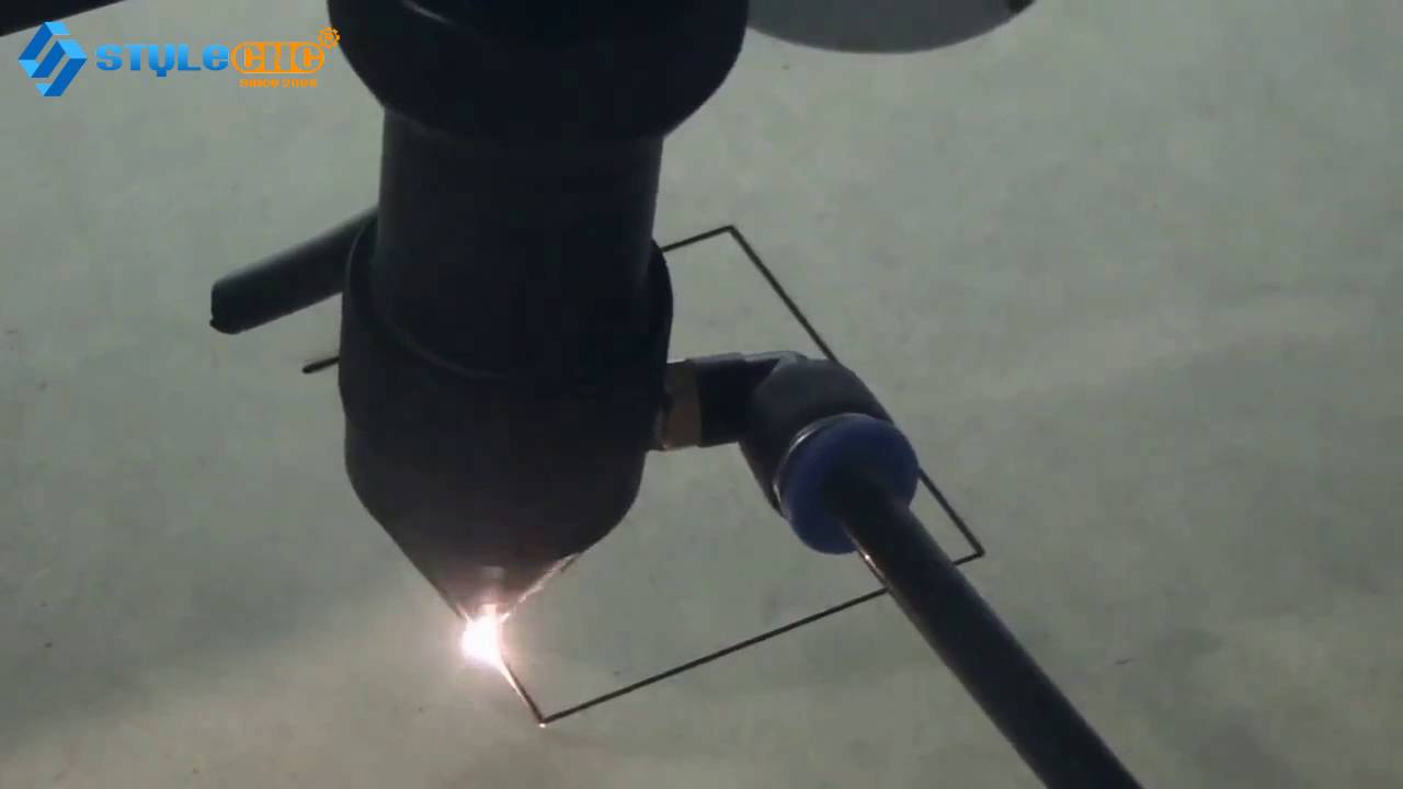 150W CO2 激光切割機(jī) STJ1390 切 18mm MDF板