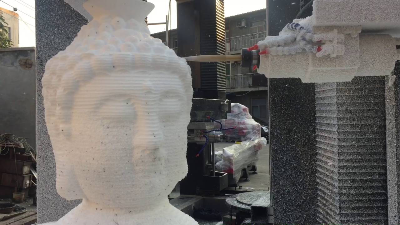 四軸數(shù)控石材佛像雕刻機(jī)