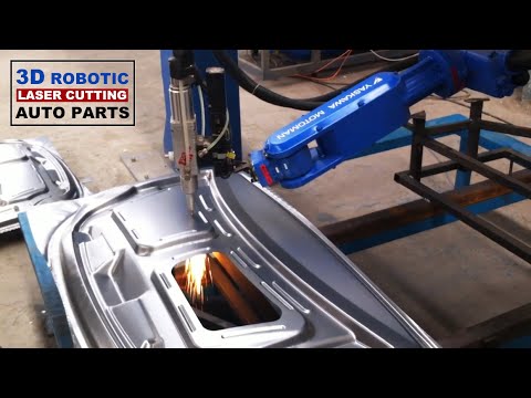 工業(yè)級3D金屬機器人光纖激光切割機